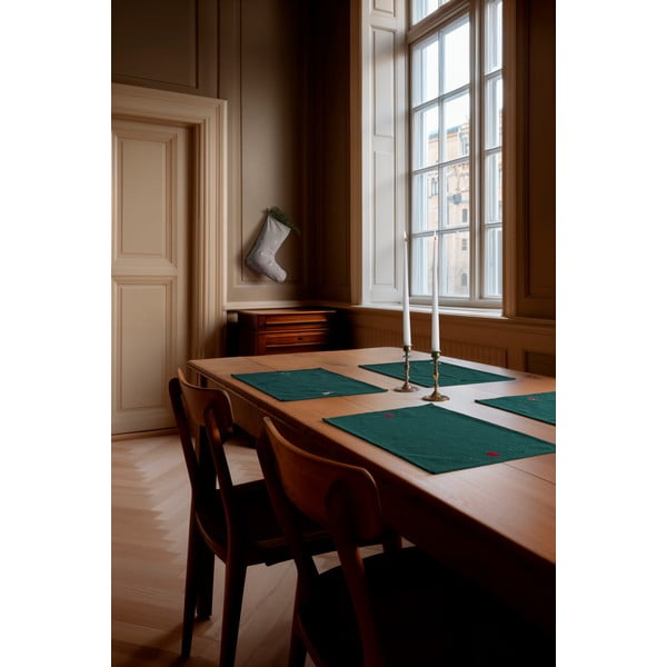 Iš medvilnės mišinio padėkliukas su Kalėdų motyvu 30x43 cm Christmas Fable – JUNA-image-4