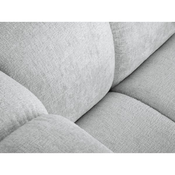 Modulinė sofa šviesiai pilkos spalvos (su kairiuoju kampu) Lupine – Micadoni Home-image-1