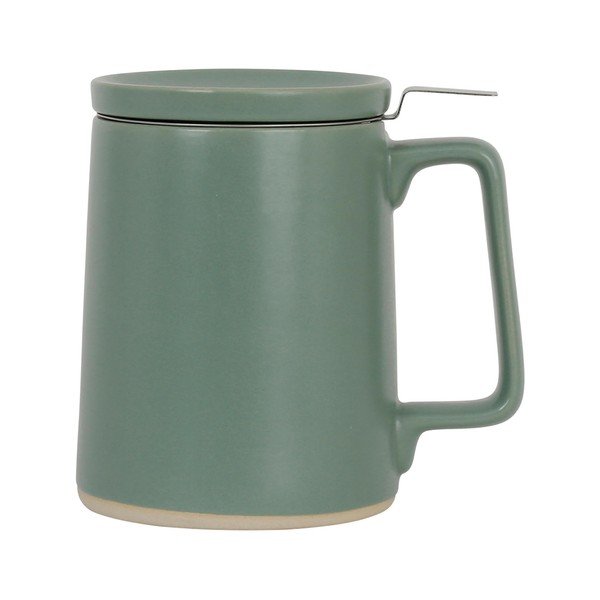Chaki spalvos akmens masės puodelis 500 ml Verde - Sema