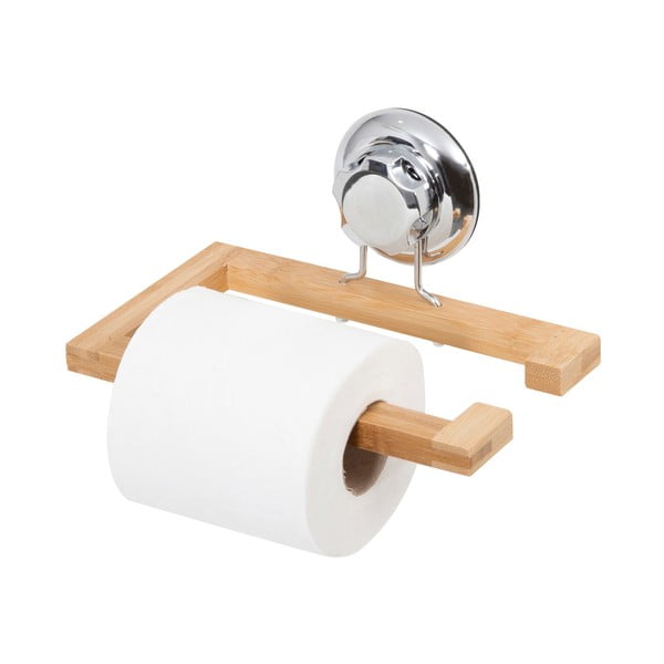 Bambukinis sieninis tualetinio popieriaus laikiklis Compactor-image-2