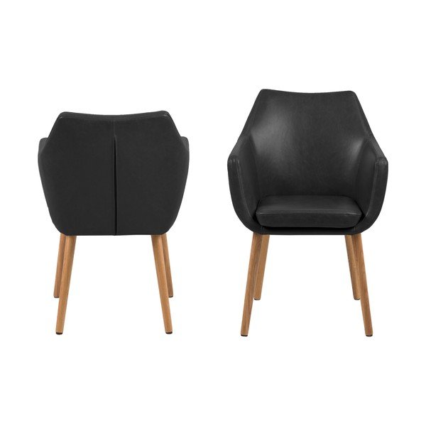 Juodas fotelis Actona Nora-image-3