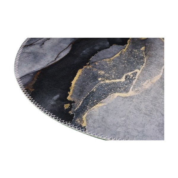 Skalbiamas kilimas juodos ir baltos spalvos 60x100 cm – Vitaus-image-2