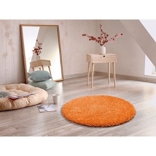 Oranžinis kilimas Universal Aqua Liso, ø 80 cm-image-1