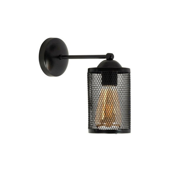 Juodas sieninis šviestuvas Sconce L - Magenta Home