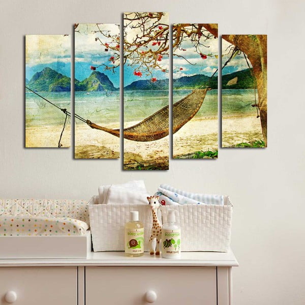 Kelių dalių paveikslas Hammock, 105 x 70 cm-image-1