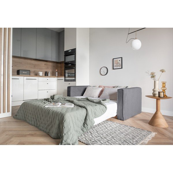 Pilka sofa lova 168 cm Lucky Lucy - Miuform-image-3