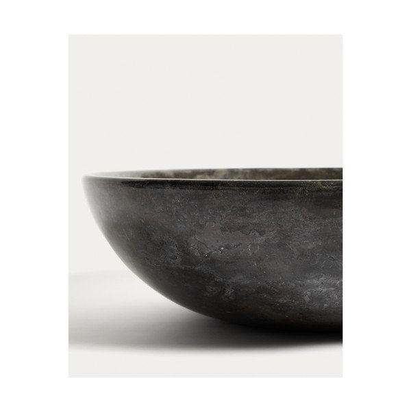 Pilkos spalvos iš akmens apvalios formos praustuvas ø 40 cm Darnen – Kave Home-image-3