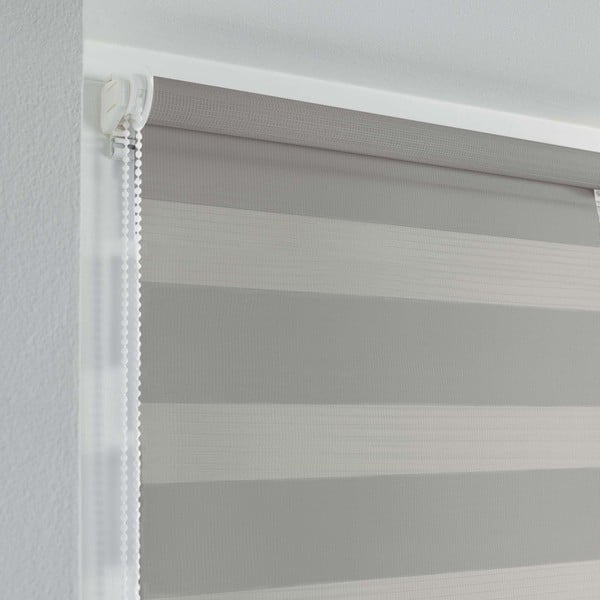 Roletai iš tekstilės diena ir naktis šviesiai rudos spalvos 60x90 cm Daynight – douceur d'intérieur-image-1
