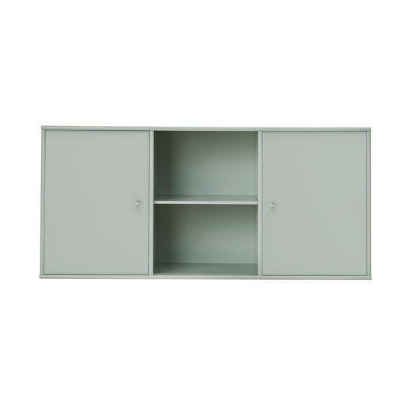 Žema pakabinama šoninė spintelė šviesiai žalios spalvos 133x61 cm Mistral – Hammel Furniture