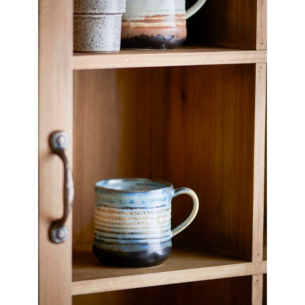 Mėlynos spalvos iš akmens masės puodeliai 4 vnt. 380 ml Deana – Bloomingville-image-2