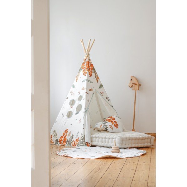 Baltas vaikiškas žaidimų kilimėlis Forest Friends - Moi Mili-image-4