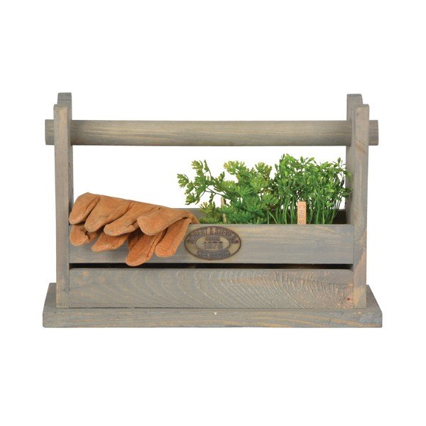 "Esschert Design Trinity" pušies medžio įrankių dėžė / taburetė-image-1