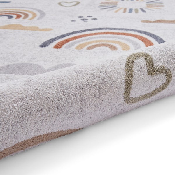Vaikiškas kilimas kreminės spalvos 120x170 cm Vida Kids Rainbow – Think Rugs-image-4