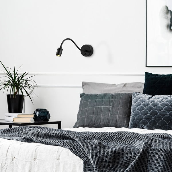 Sieninė lempa juodos spalvos LED Reading – Opviq lights-image-1
