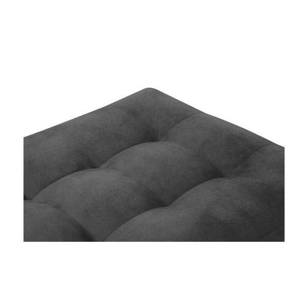 Tamsiai pilka aksominė pakoja Milo Casa Santo-image-3