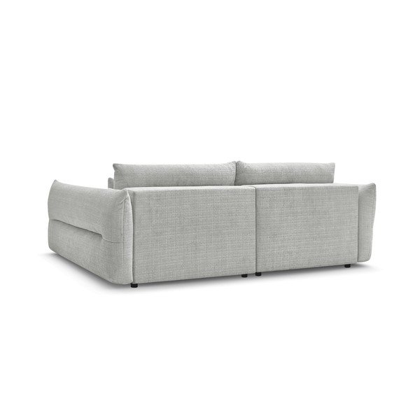 Šviesiai pilkos spalvos sofa iš šenilinio audinio 276 cm Neil – Bobochic Paris-image-4