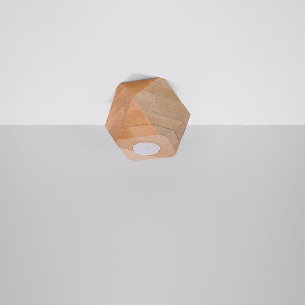Natūralios spalvos taškinis šviestuvas 12x12 cm Vige – Sollux-image-4
