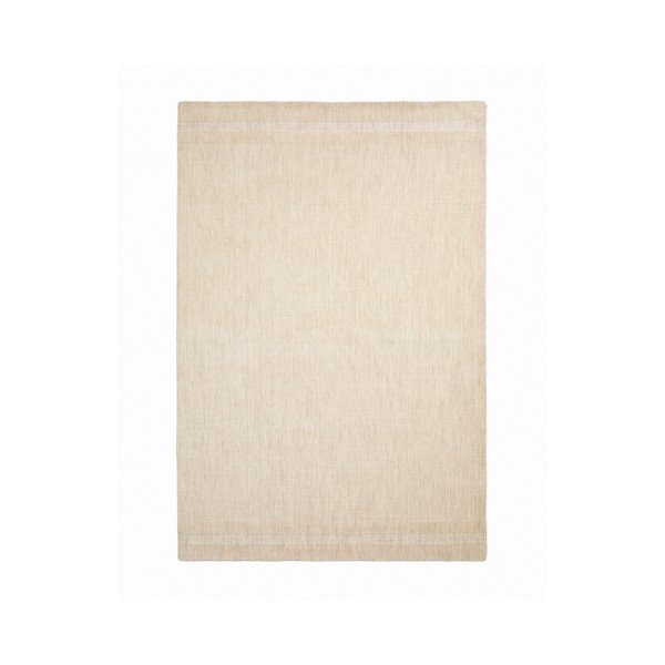 Rankų darbo kreminės spalvos iš vilnos kilimas 160x230 cm Dalena – Kave Home