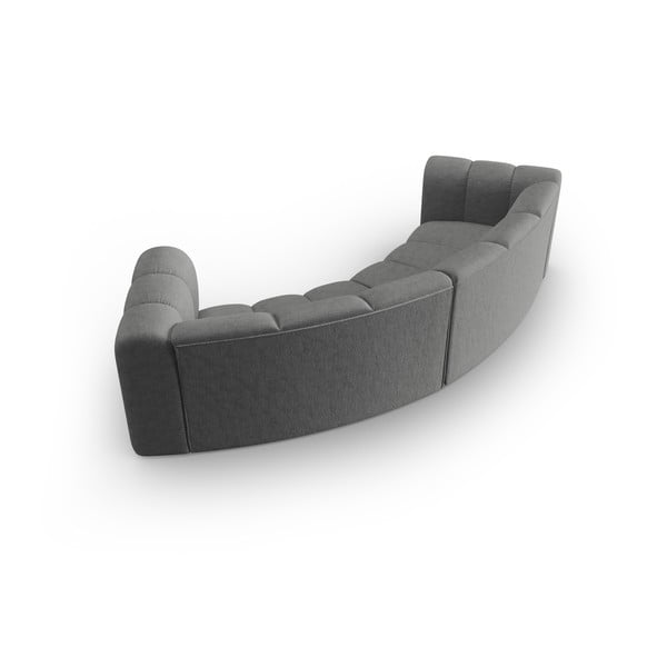 Sofa pilkos spalvos 322 cm Lupine – Micadoni Home-image-3