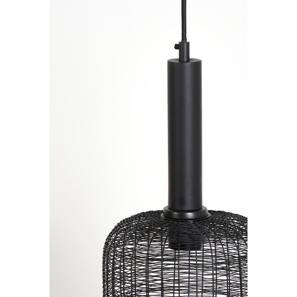Juodas lubinis šviestuvas ø 22 cm Lekang - Light & Living-image-3