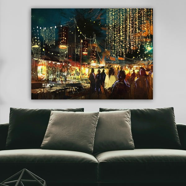 Paveikslas 100x70 cm City Street - Wallity-image-1