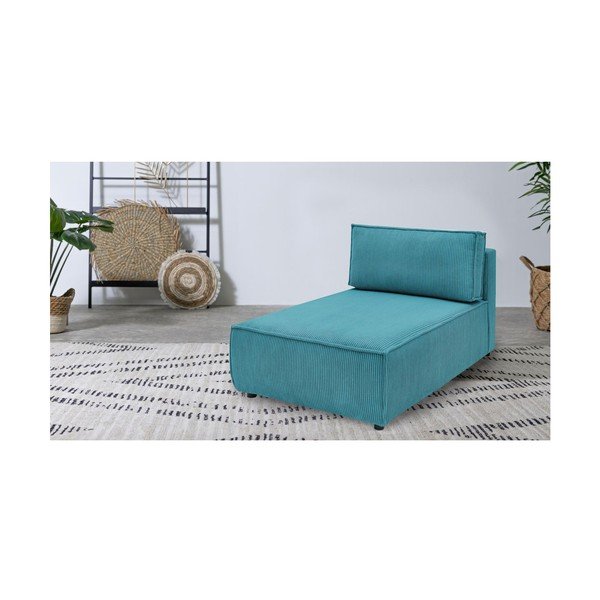 Modulinė sofa mėlynos spalvos iš kordinio velveto (kintama) Nihad modular – Bobochic Paris-image-1