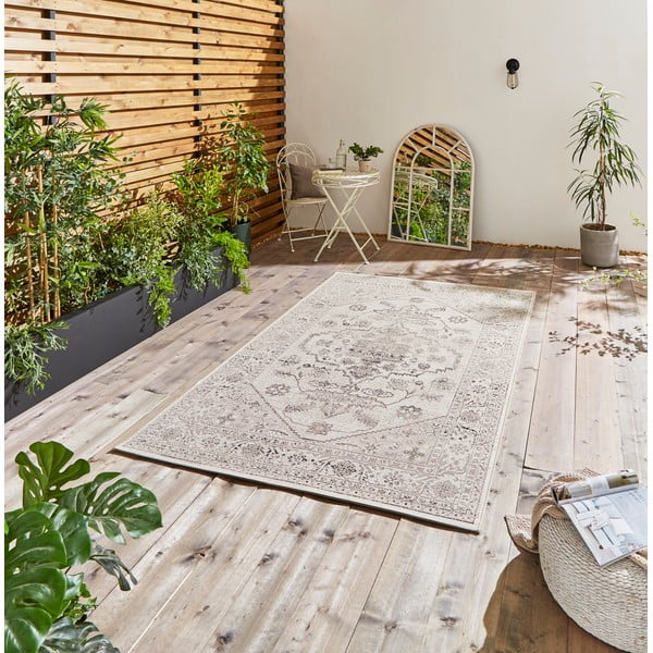 Smėlio spalvos lauko kilimas 170x120 cm Miami - Think Rugs-image-1