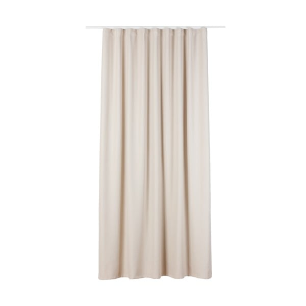 Užuolaida kreminės spalvos su kabliuku 140x260 cm – Mendola Fabrics-image-2