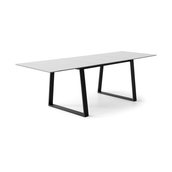 Prailginamas valgomojo stalas su papildomu stalviršiu su baltu stalviršiu 100x210 cm Meza – Hammel Furniture-image-1
