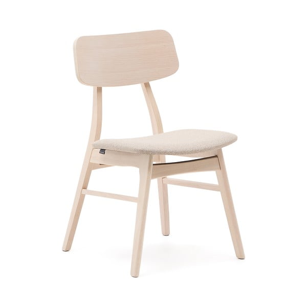 Valgomojo kėdės smėlio spalvos/natūralios spalvos 2 vnt. iš ąžuolo Selia – Kave Home