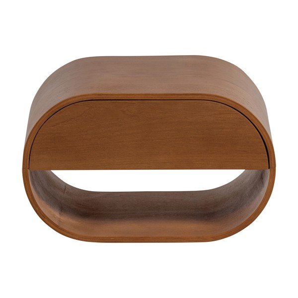 Natūralios spalvos kelių aukštų sieninė lentyna 39 cm Momo – WOOOD