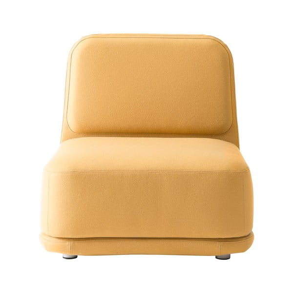 Geltonos spalvos minkšta kėdė Softline Standby Medium