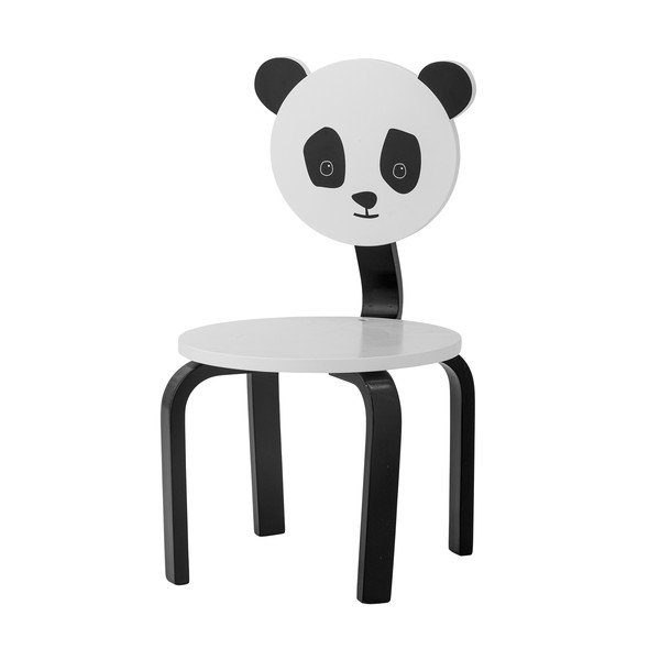 Vaikiška kėdė juodos ir baltos spalvos Marle – Bloomingville Mini-image-2