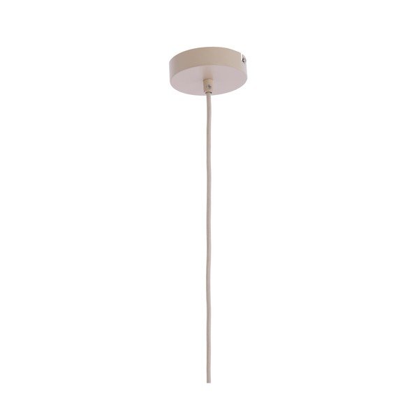 Kreminės spalvos kabantis šviestuvas su tekstiliniu gaubtu Satilla – Light & Living-image-3
