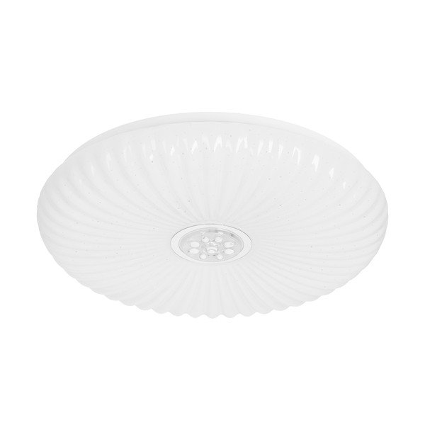 Baltos spalvos lubinis šviestuvas LED su nuotolinio valdymo funkcija/su pritemdymo funkcija 38x38 cm Perola – Candellux Lighting