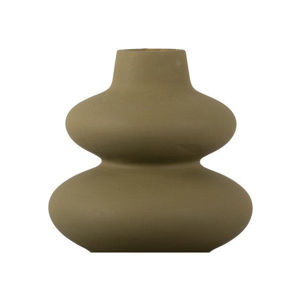 Žalios spalvos keraminė vaza Karlsson Circles, aukštis 19,4 cm-image-3