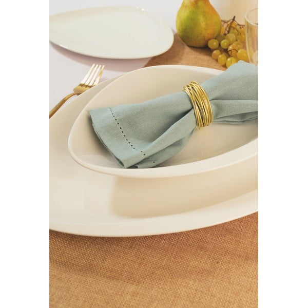 Desertinės iš porceliano  lėkštės baltos spalvos 6 vnt. Carrara – Villa Altachiara-image-2