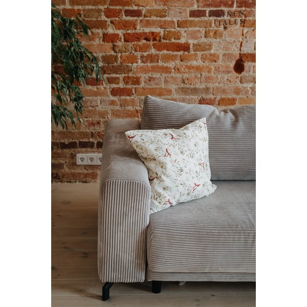 Dekoratyvinis pagalvės užvalkalas su Kalėdų motyvu 40x60 cm – Linen Tales-image-2