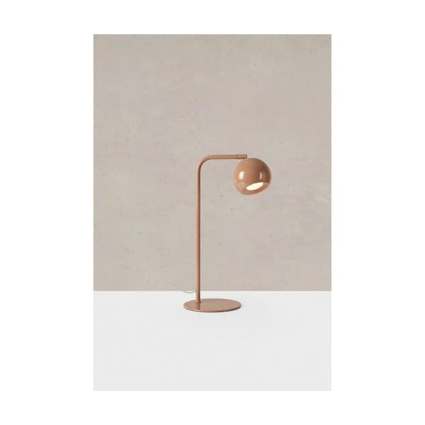 Rudos spalvos stalinis šviestuvas (aukštis 39,5 cm) su metaliniu gaubtu Pop – Markslöjd-image-1