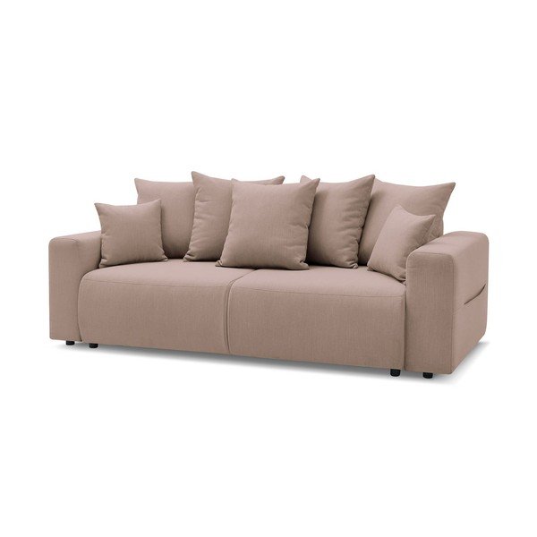 Šviesiai rožinė sofa-lova Envy - Bobochic Paris-image-3