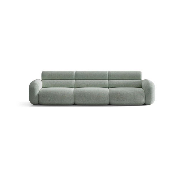 Mėlynos spalvos sofa iš šenilinio audinio 305 cm Neo – Micadoni -image-1