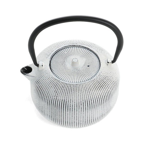 Juodos ir baltos spalvos iš ketaus arbatinukas 700 ml Sencha – S|P Collection-image-3
