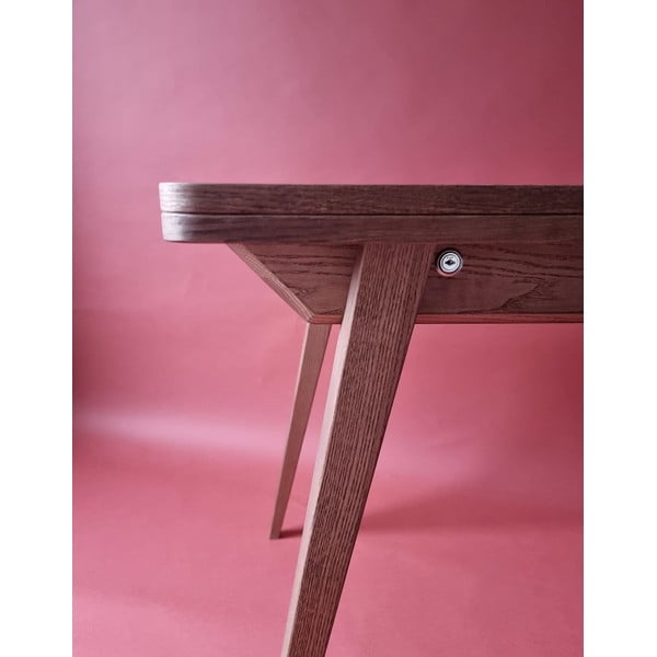 Prailginamas valgomojo stalas su uosio dekoro stalviršiu 65x90 cm Envelope – Ragaba-image-2