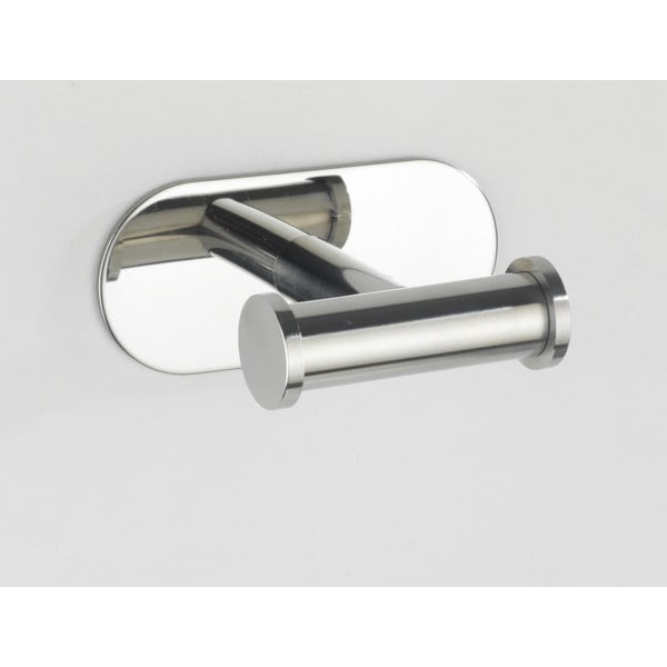 Wenko Turbo-Loc® Orea nerūdijančio plieno dvigubas sieninis kablys-image-1