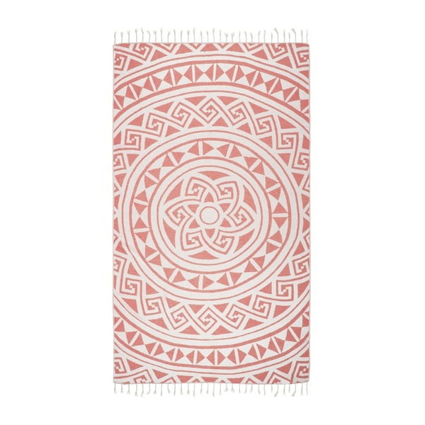 Oranžinis hamamo rankšluostis Kate Louise Mirabelle, 165 x 100 cm