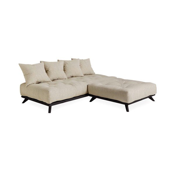 Sofa "Karup Design Senza Black/Linen Beige-image-4