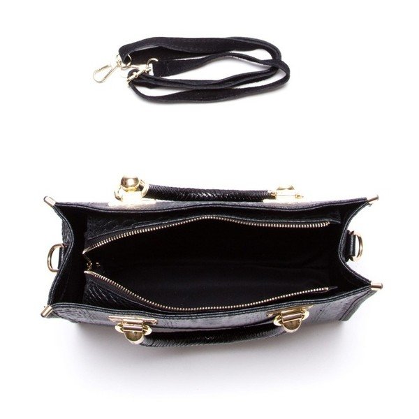 Odinė rankinė Luisa Vannini 8032 Nero-image-3