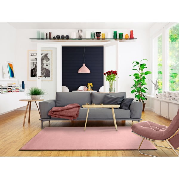 Rožinis kilimas Universal Berna Liso, 190 x 290 cm-image-1