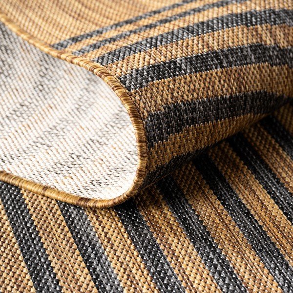 Juodos spalvos/rudos spalvos lauko ir vidaus kilimas 120x170 cm Mira 1453 – Ayyildiz Carpets-image-3
