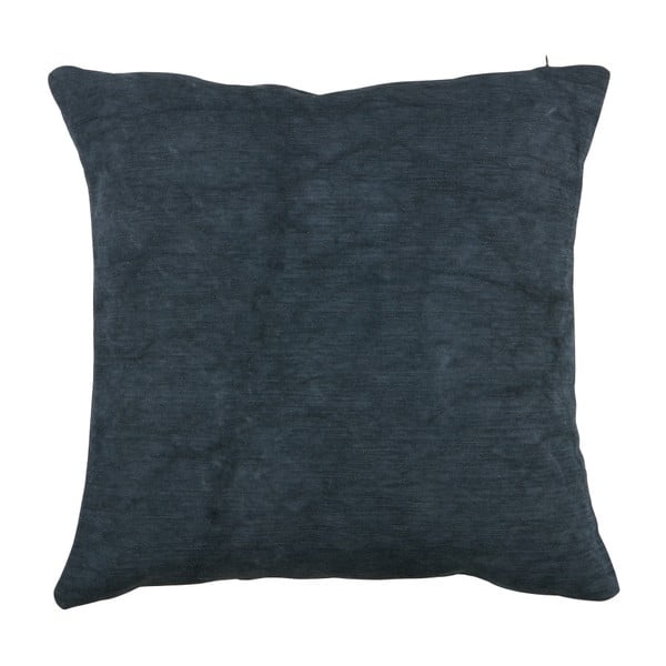 Tamsiai mėlyna pagalvėlė WOOOD Belle, 45 x 45 cm
